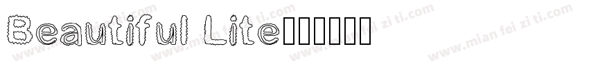 Beautiful Lite字体转换